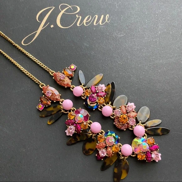 J. Crew long rhinestone necklace - Picture 6 of 8